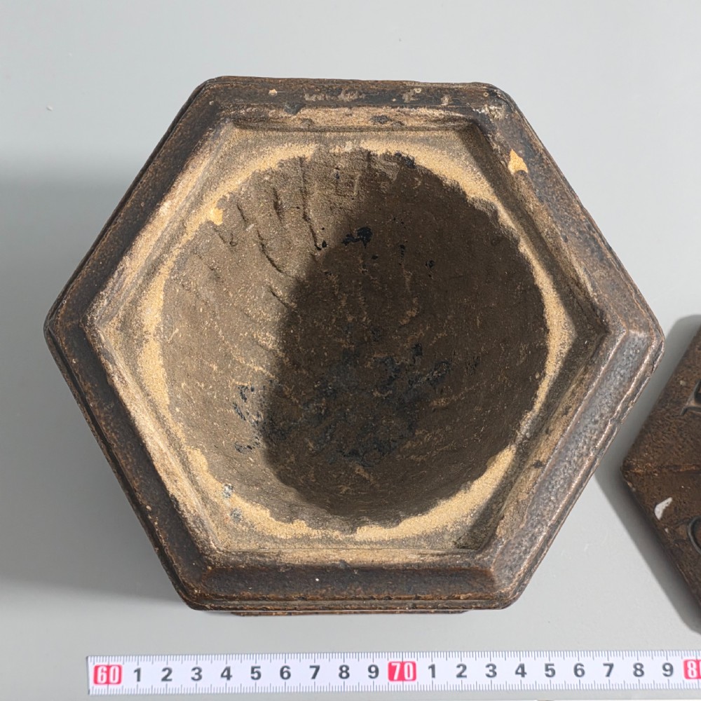 Incredibly Rare Unusual Masonic Carved Stone Box and Cover Dated 1845 View IV