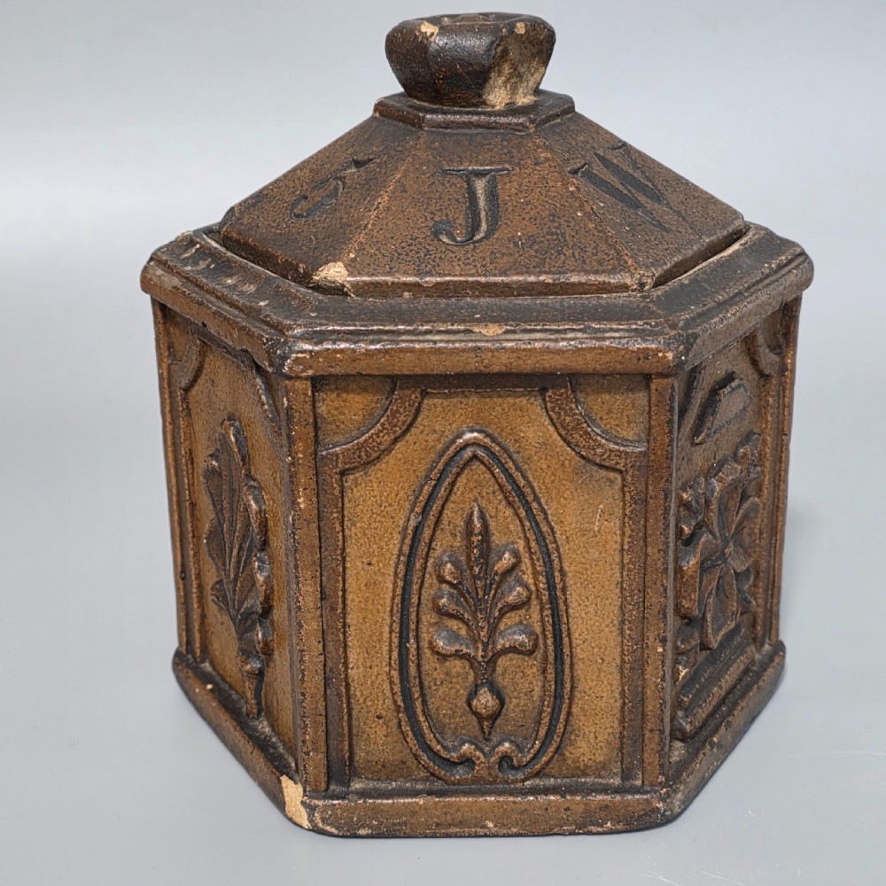 Incredibly Rare Unusual Masonic Carved Stone Box and Cover Dated 1845 View XVI