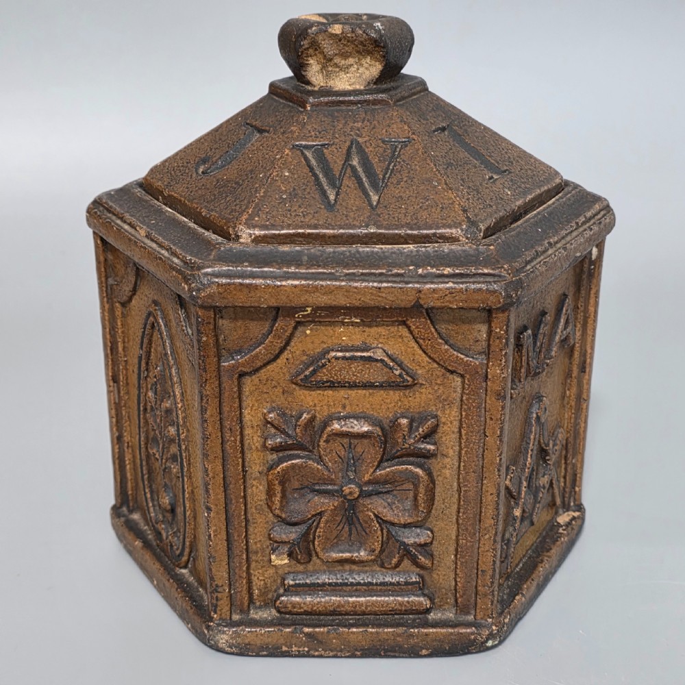 Incredibly Rare Unusual Masonic Carved Stone Box and Cover Dated 1845 View XVII