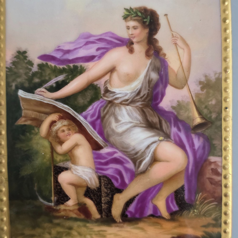 Exquisite 19th Century Royal Vienna Porcelain Tea Caddy. View XII