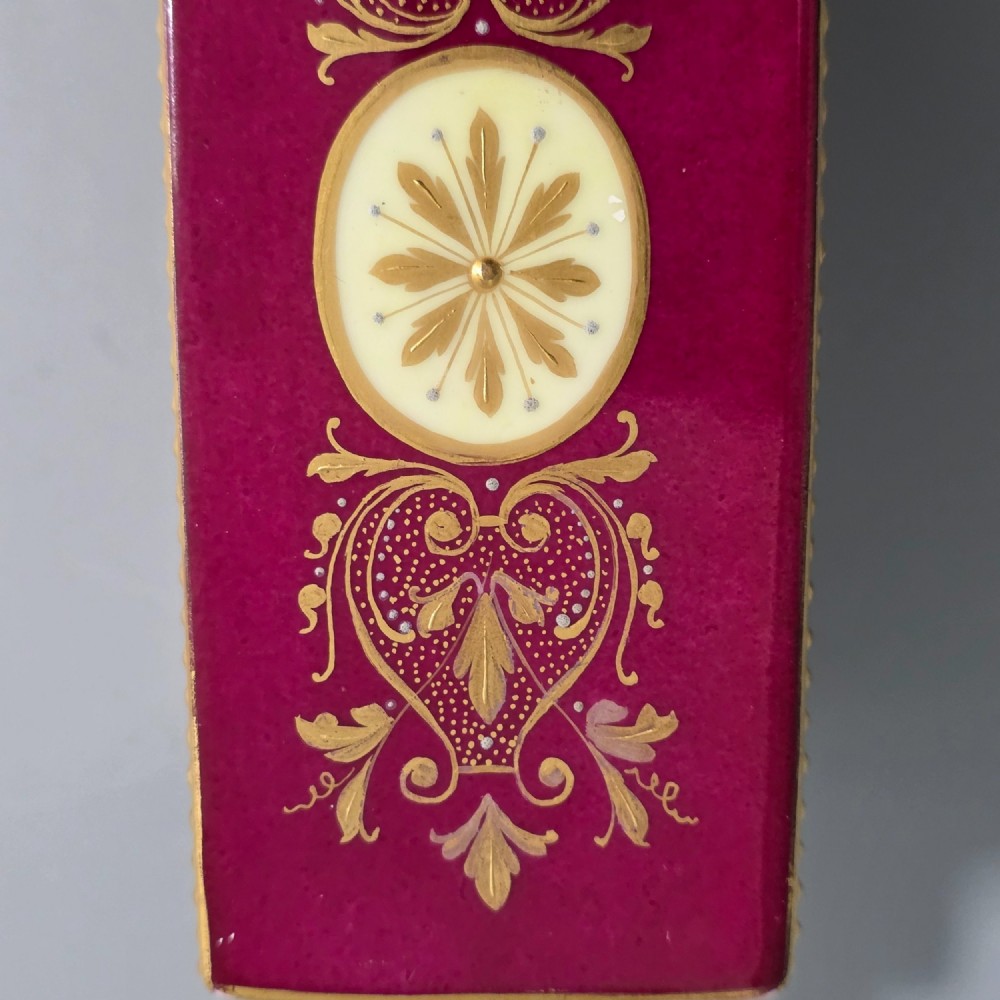 Exquisite 19th Century Royal Vienna Porcelain Tea Caddy. View XV