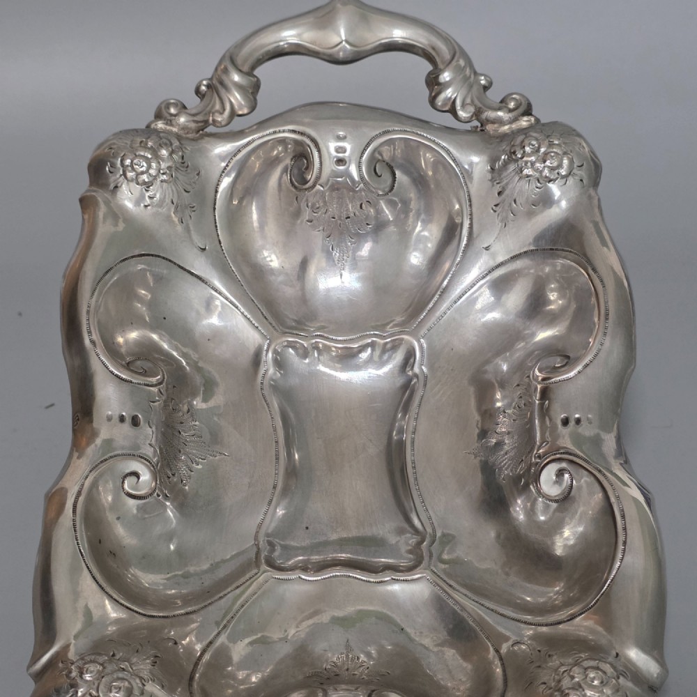 Fine Quality 19thc Polish Solid Silver Bread Basket 31.5cm View II