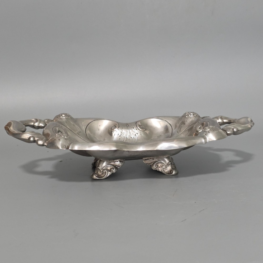 Fine Quality 19thc Polish Solid Silver Bread Basket 31.5cm View XII