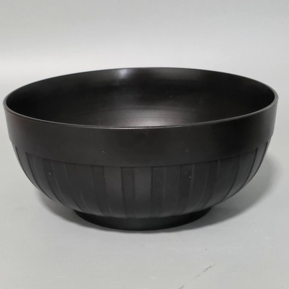 Large Antique Wedgwood Etruria Basalt Bowl 22cm