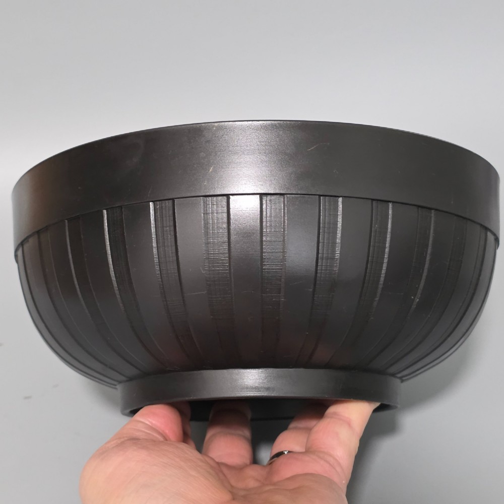 Large Antique Wedgwood Etruria Basalt Bowl 22cm View II