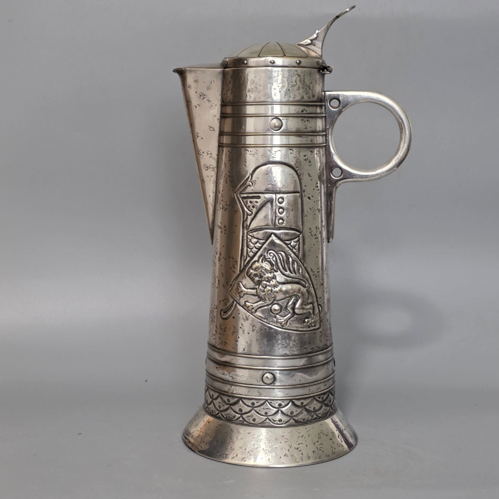 Large WMF Secessionist Silver Plated Flagon 35.5cm