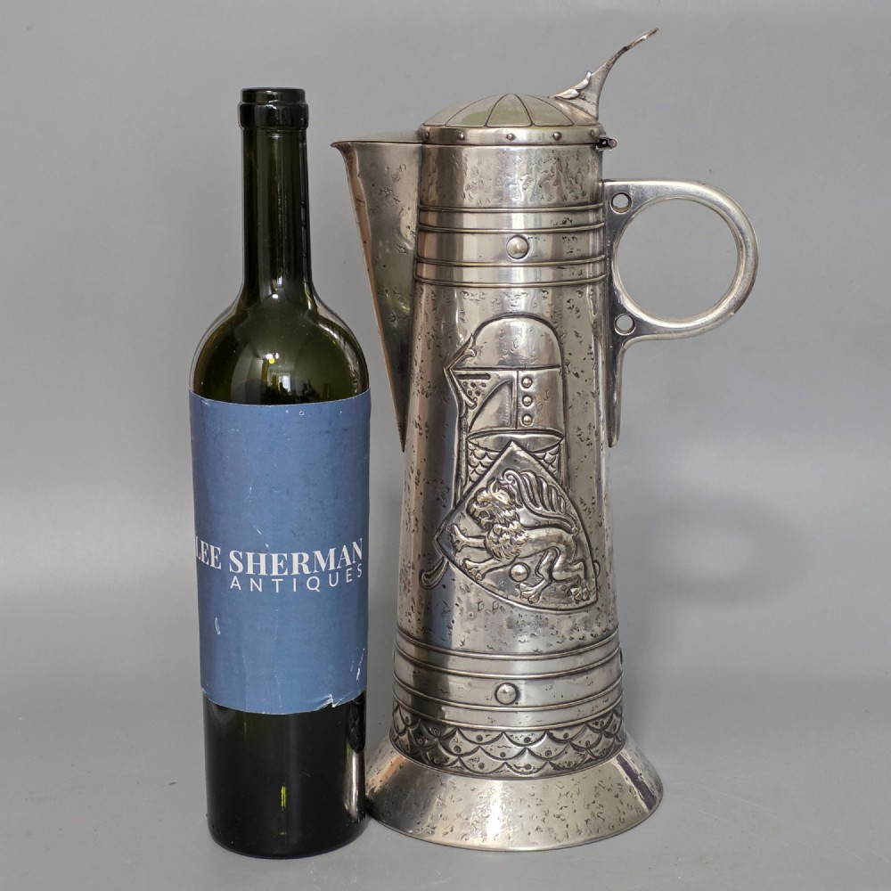 Large WMF Secessionist Silver Plated Flagon 35.5cm View II
