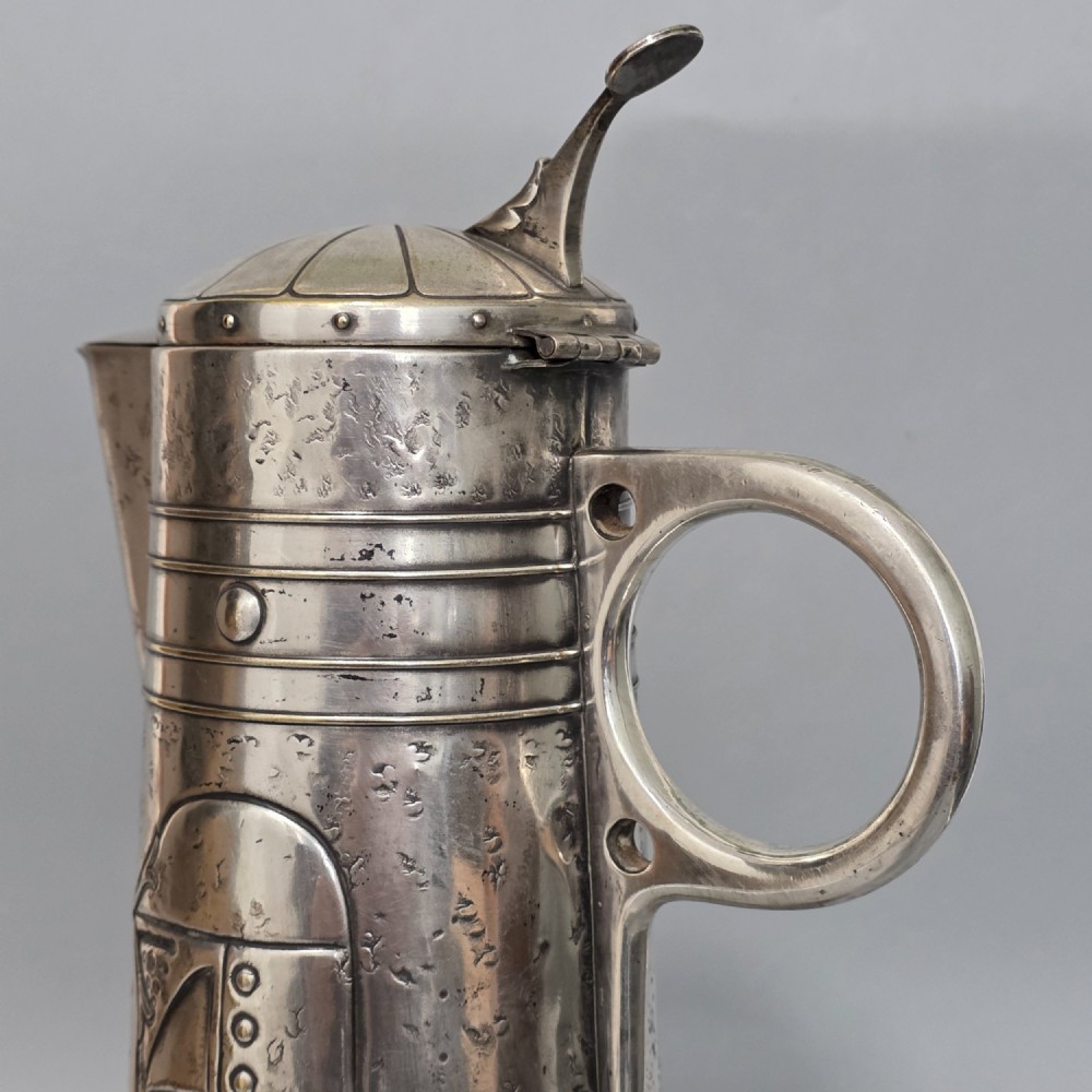 Large WMF Secessionist Silver Plated Flagon 35.5cm View VII