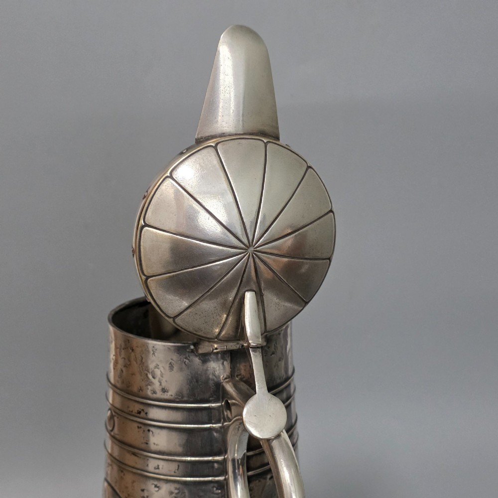 Large WMF Secessionist Silver Plated Flagon 35.5cm View XII