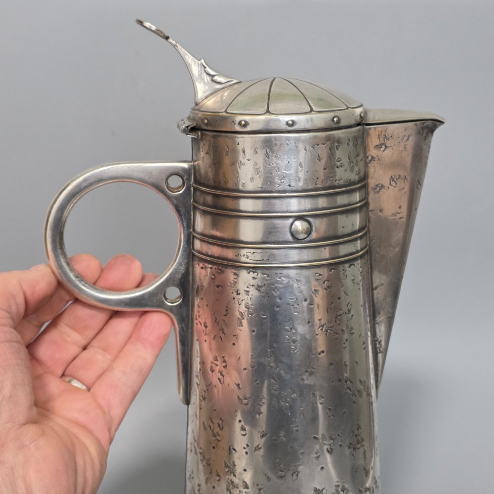 Large WMF Secessionist Silver Plated Flagon 35.5cm View XV