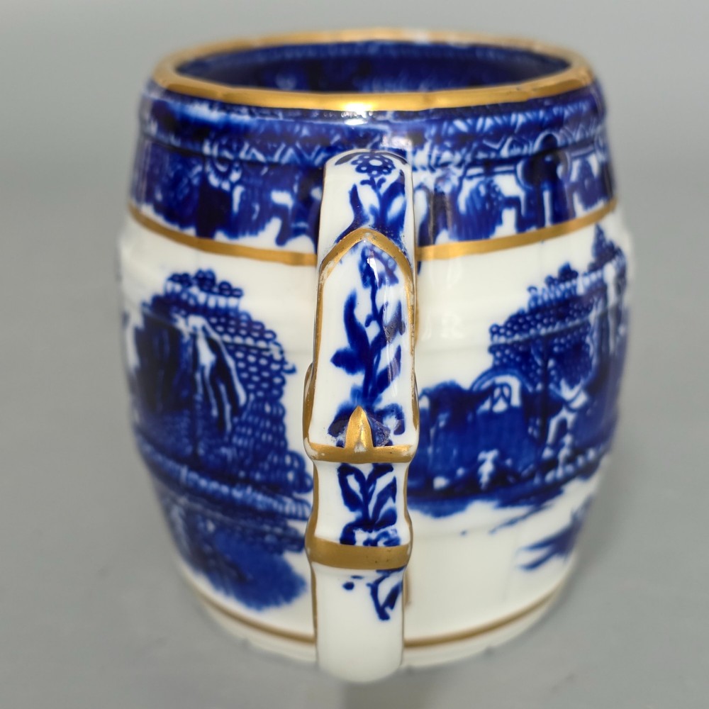 Delightful Grainger Worcester Two Temple Pattern Tankard c1880 View III