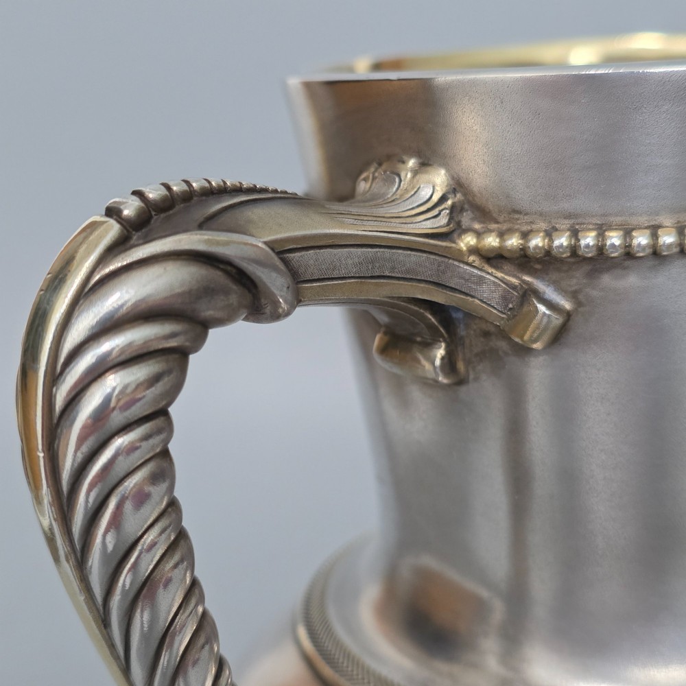 Large Elkington Water Pitcher Antique Victorian Silver Plate c1890 View IV