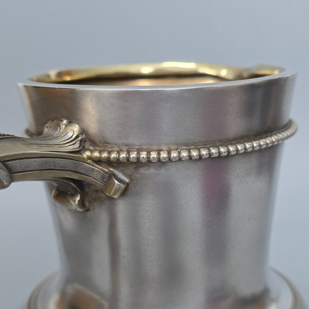 Large Elkington Water Pitcher Antique Victorian Silver Plate c1890 View V