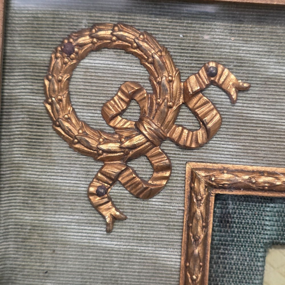 XVI style photo frame. Epoque XIXth , France circa 1900 View VI