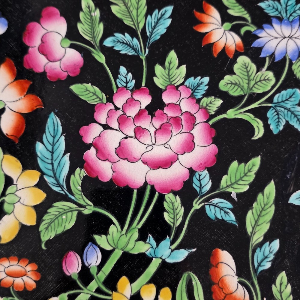 Large 38cm Minton Floral Charger c1920s View V