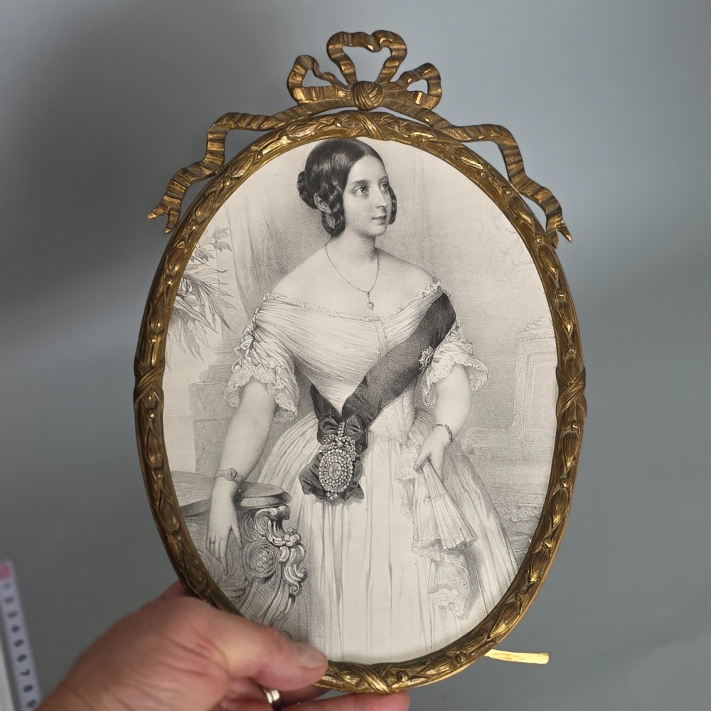 Large Antique Brass Photo Frame View VII