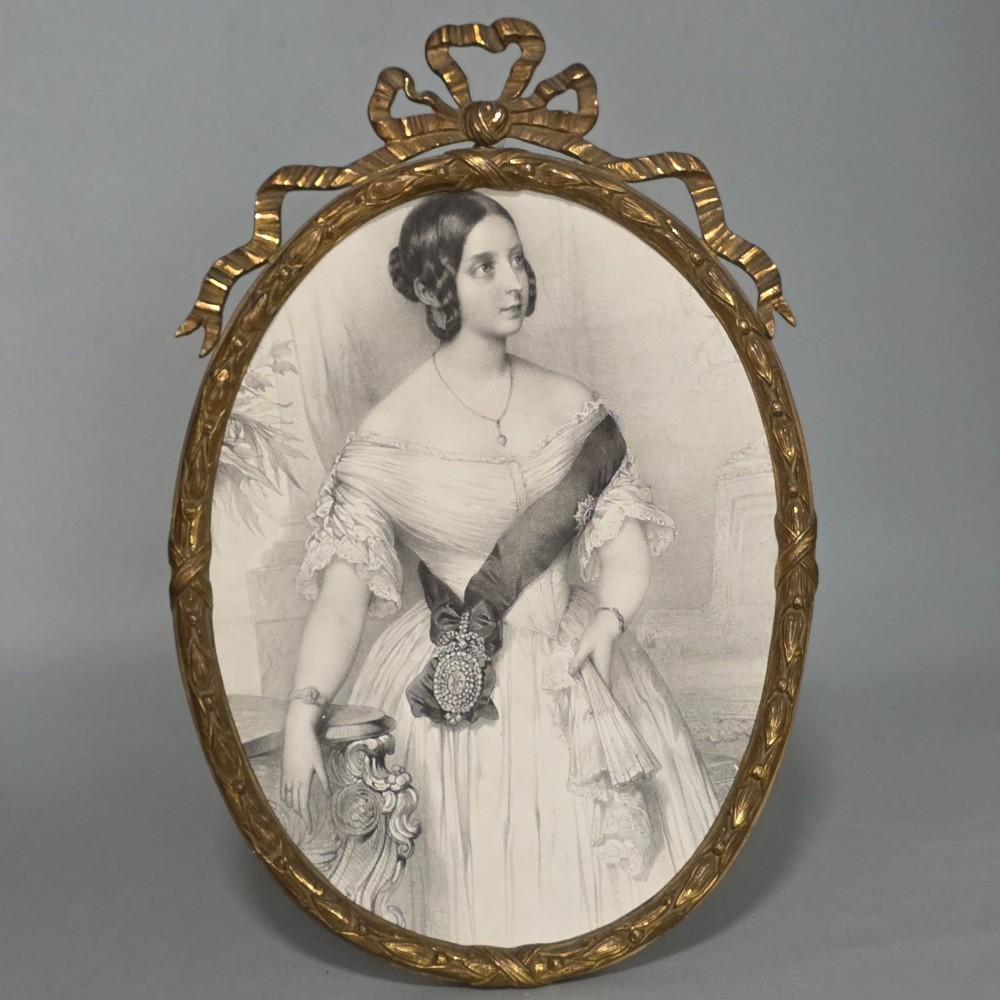 Large Antique Brass Photo Frame View IX