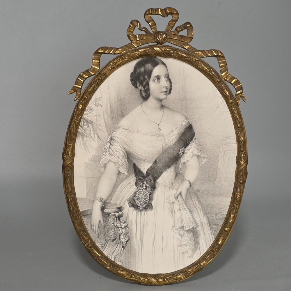 Large Antique Brass Photo Frame View X