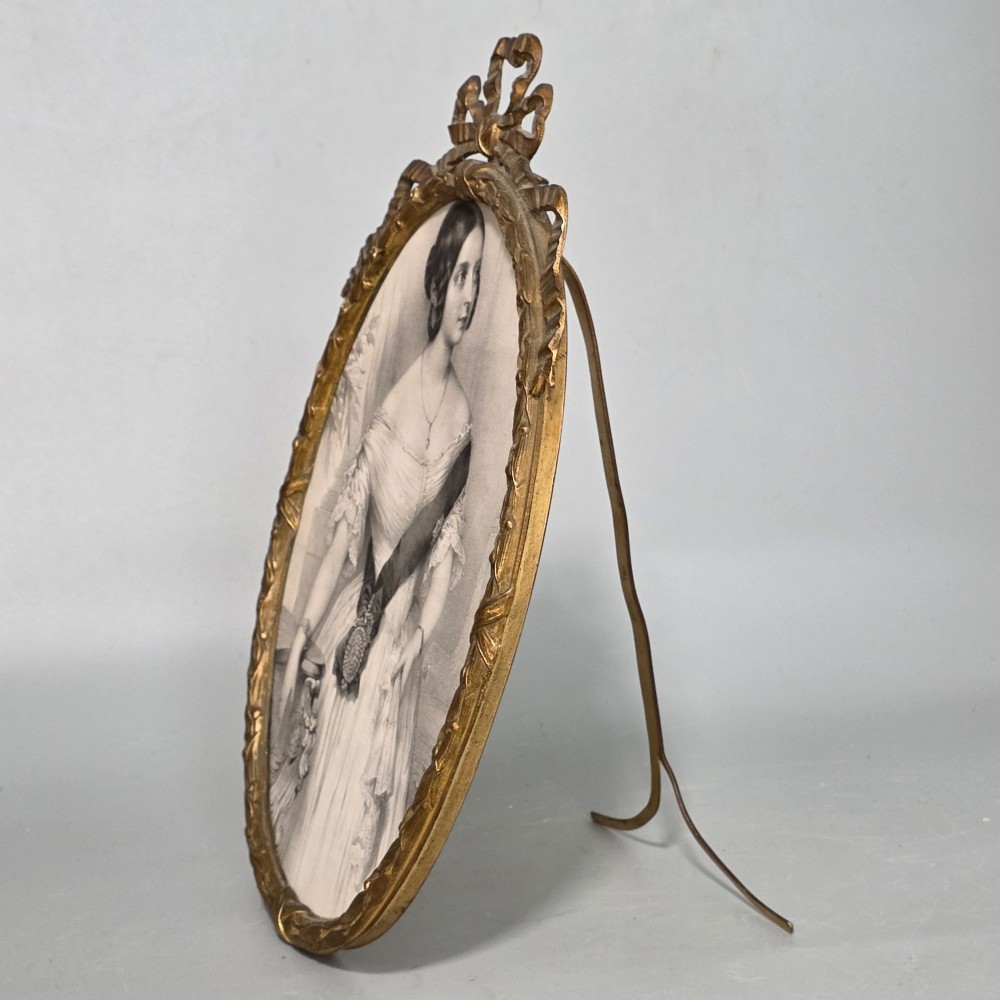 Large Antique Brass Photo Frame View XI
