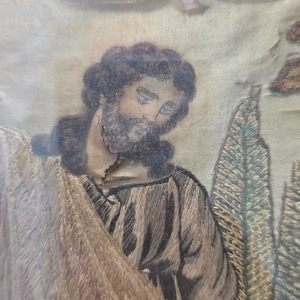 Georgian-Era Silk And Needlework Picture View VIII