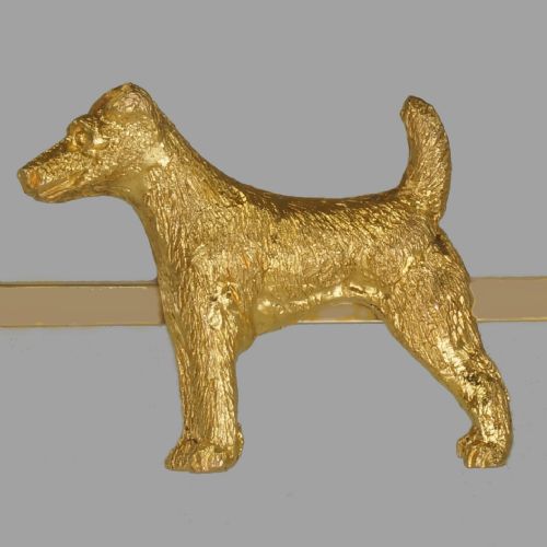 antique 9ct gold terrier dog bar brooch english edwardian art deco circa 1910 - CATEGORY: ANTIQUE JEWELLERY - DATED EDWARDIAN