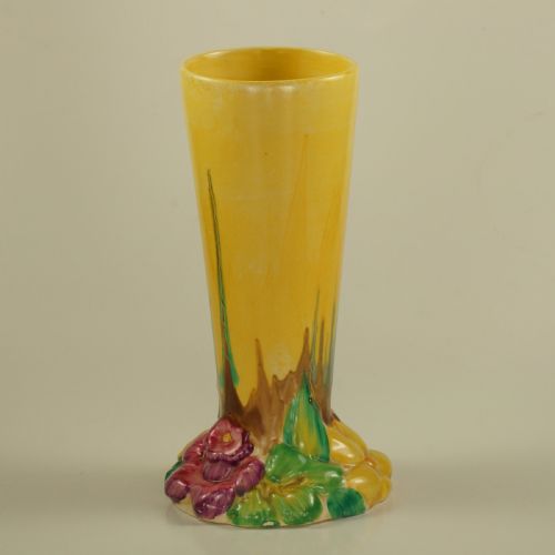 CLARICE CLIFF BIZARRE MY GARDEN VASE RARE HAND PAINTED WILKINSON LTD POSY VASE - ADDITIONAL PHOTO 1