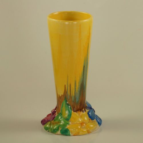 CLARICE CLIFF BIZARRE MY GARDEN VASE RARE HAND PAINTED WILKINSON LTD POSY VASE - ADDITIONAL PHOTO 7