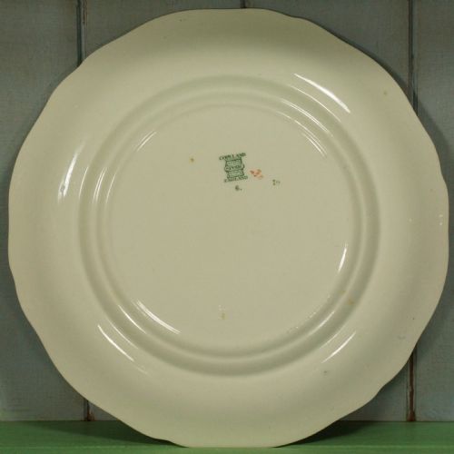 COPELAND SPODE ANTIQUE PLATTER 6 PLATES FISH PATTERN SET VINTAGE ENGLISH 1930 - ADDITIONAL PHOTO 10