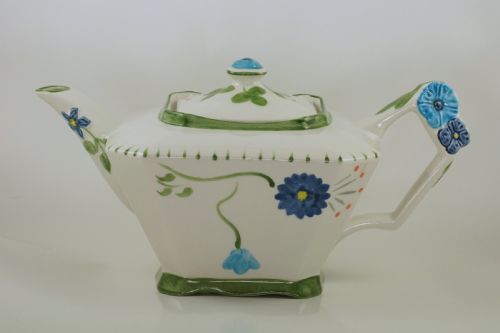 JAMES KENT OLD FOLEY TEAPOT HAND PAINTED FLORAL VINTAGE ENGLISH TEAPOT - ADDITIONAL PHOTO 7
