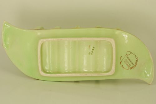 ROYAL WINTON GRIMWADES GREEN ROSEBUD TOAST RACK 4 SLICE RARE VINTAGE TOAST RACK - ADDITIONAL PHOTO 9
