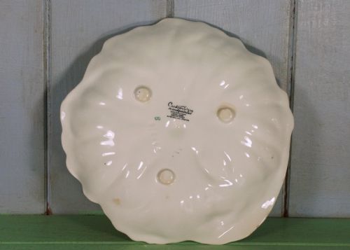 TWO CARLTON WARE RARE GREEN CREAM BUTTERCUP DISHESPLATE DISH BOWL WITH FEET - ADDITIONAL PHOTO 9