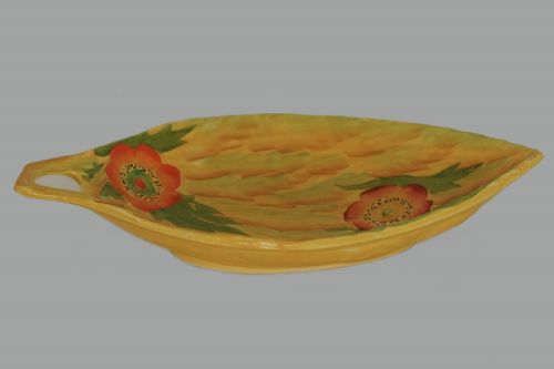TWO CARLTON WARE ANEMONE BOWLS LARGE DISH 10 SMALL PLATE 65 AUSTRALIAN DESIGN - ADDITIONAL PHOTO 3