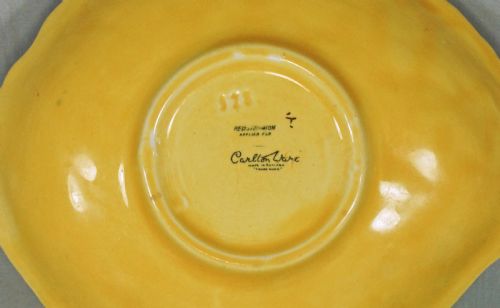 TWO CARLTON WARE ANEMONE BOWLS LARGE DISH 10 SMALL PLATE 65 AUSTRALIAN DESIGN - ADDITIONAL PHOTO 6