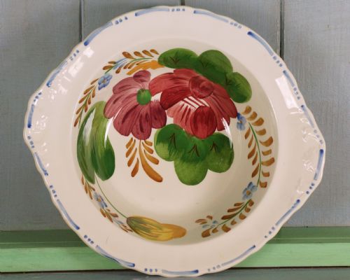 SIMPSONS BELLE FIORE VINTAGE VEGETABLE DISH WITH LID COBRIDGE CHANTICLEER WARE - ADDITIONAL PHOTO 1