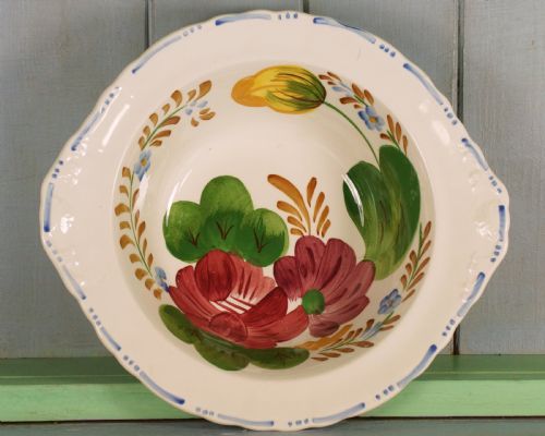 SIMPSONS BELLE FIORE VINTAGE VEGETABLE DISH WITH LID COBRIDGE CHANTICLEER WARE - ADDITIONAL PHOTO 2