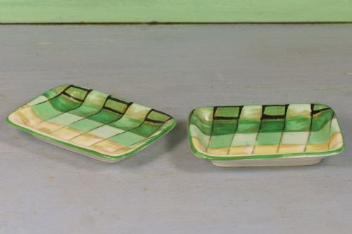 CROWN STAFFORDSHIRE ART DECO COFFEE SET RARE GEOMETRIC PATTERN BOXED PORCELAIN - ADDITIONAL PHOTO 7