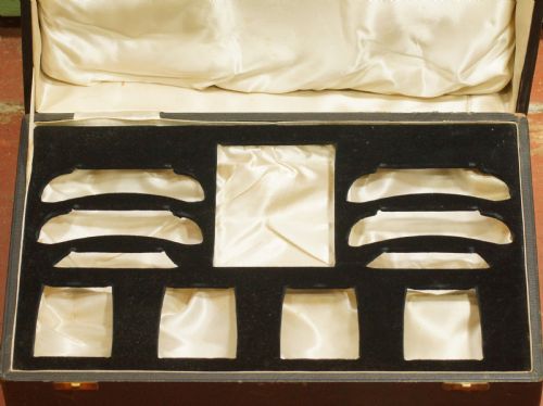 CROWN STAFFORDSHIRE ART DECO COFFEE SET RARE GEOMETRIC PATTERN BOXED PORCELAIN - ADDITIONAL PHOTO 10