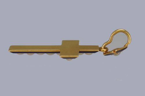 VICTORIAN PEARL BLUE ENAMEL CRUCIFIX PENDANT 18CT GOLD ANTIQUE CROSS CIRCA 1900 - ADDITIONAL PHOTO 5