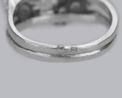 TAHITIAN PEARL DIAMOND RING 18CT GOLD 1960'S BLACK PEARL COCKTAIL RING - ADDITIONAL PHOTO 11