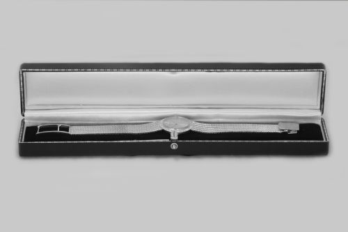 CHOPARD DIAMOND WATCH 18CT WHITE GOLD LADIES VINTAGE MANUAL WIND BRACELET WATCH - ADDITIONAL PHOTO 13