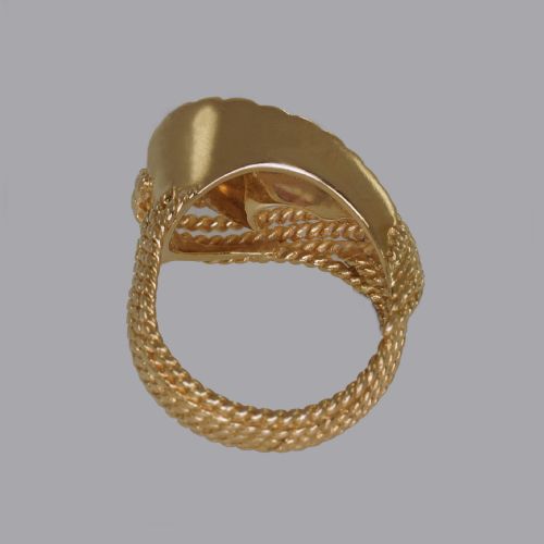 VINTAGE KUTCHINSKY DIAMOND RING 18CT GOLD DRESS RING LONDON 1960'S COCKTAIL RING - ADDITIONAL PHOTO 16