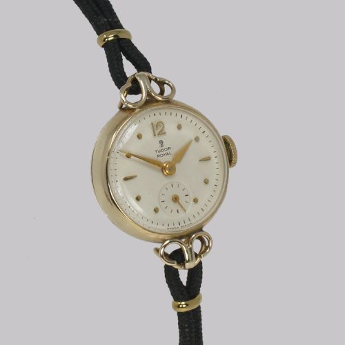 VINTAGE ROLEX TUDOR ROYAL 9CT GOLD LADY'S WATCH MANUAL WIND COCKTAIL WATCH HALLMARKED CHESTER 1952 - ADDITIONAL PHOTO 1