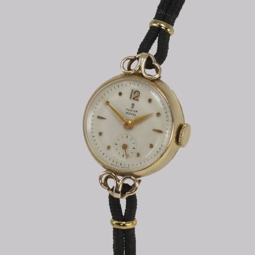 VINTAGE ROLEX TUDOR ROYAL 9CT GOLD LADY'S WATCH MANUAL WIND COCKTAIL WATCH HALLMARKED CHESTER 1952 - ADDITIONAL PHOTO 2