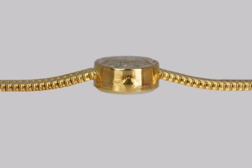 VINTAGE 18CT GOLD BRACELET WATCH UNIVERSAL GENEVE J W BENSON LADIES 1960S WATCH - ADDITIONAL PHOTO 6