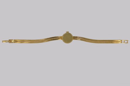 VINTAGE 18CT GOLD BRACELET WATCH UNIVERSAL GENEVE J W BENSON LADIES 1960S WATCH - ADDITIONAL PHOTO 8