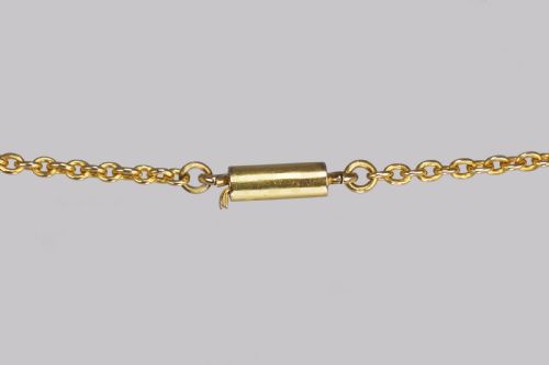 ANTIQUE SEED PEARL AMETHYST PENDANT 15CT GOLD VICTORIAN EDWARDIAN NECKLACE - ADDITIONAL PHOTO 4