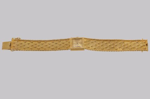 VINTAGE ROLEX PRECISION 18CT GOLD BRACELET WATCH LADIES 1960S ROLEX WATCH WITH BOX - ADDITIONAL PHOTO 5