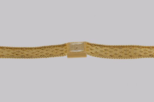 VINTAGE ROLEX PRECISION 18CT GOLD BRACELET WATCH LADIES 1960S ROLEX WATCH WITH BOX - ADDITIONAL PHOTO 8
