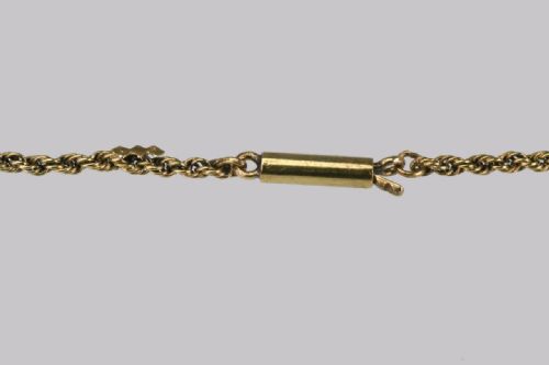 VICTORIAN BELLE EPOCH PERIDOT PEARL PENDANT ANTIQUE BROOCH 15CT CHAIN CIRCA 1900 - ADDITIONAL PHOTO 6