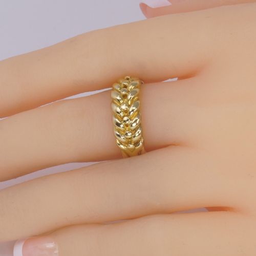 VICTORIAN 18CT GOLD KEEPER RING HALLMARKED LONDON 1898 ENGAGEMENT WEDDING ANNIVERSARY 7 GRAMS - ADDITIONAL PHOTO 1